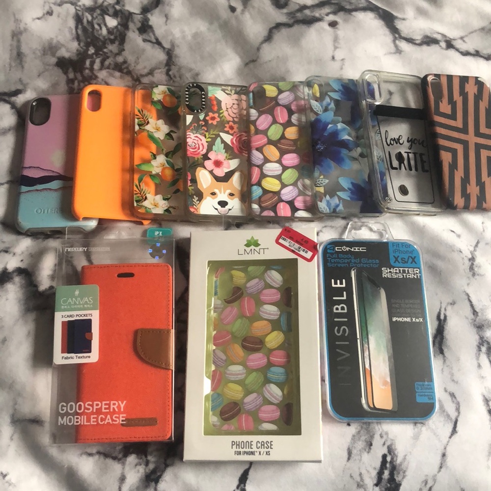 ✨ 5 for $25 ✨ 10 iPhone X cases plus screen protector